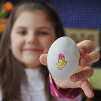 крашеные яйца к Пасхе дизайнер Лаптева. Шаг 7