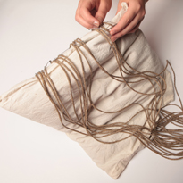Плетение макраме: сумка-авоська. Шаг 1