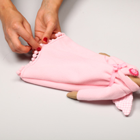 Одежда для куклы: как сшить халатик. Шаг 5