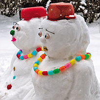 Снеговики и другие снежные скульптуры